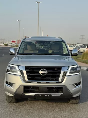 Nissan Armada Platinum 5.6L Petrol V8 2021 Model Year Silver Color