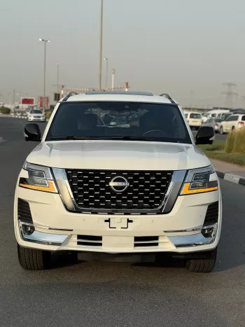 Nissan Armada SL 5.7L Petrol V8 2021 Model Year White Color Exterior