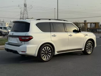 Nissan Armada SL 5.7L Petrol V8 2021 Model Year White Color Exterior