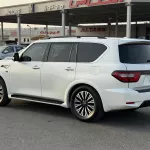 Nissan Armada SL 5.7L Petrol V8 2021 Model Year White Color Exterior - Thumbnail 6