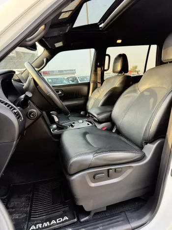 Nissan Armada SL 5.7L Petrol V8 2021 Model Year White Color Exterior