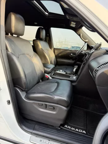 Nissan Armada SL 5.7L Petrol V8 2021 Model Year White Color Exterior