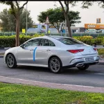 Mercedes-Benz CLA Class 250e 2022 Model Year Silver Color Exterior - Thumbnail 4