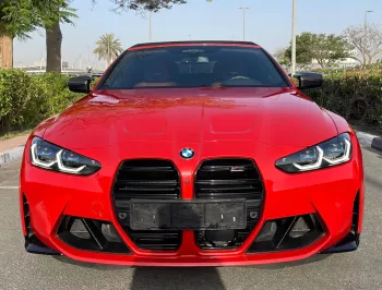 BMW  M4 Competition XDrive Convertible 2021 Model Year Red Color