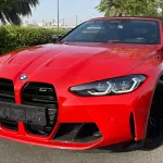 BMW  M4 Competition XDrive Convertible 2021 Model Year Red Color - Thumbnail 1