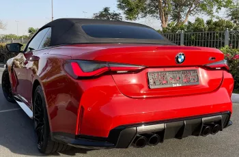 BMW  M4 Competition XDrive Convertible 2021 Model Year Red Color
