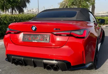 BMW  M4 Competition XDrive Convertible 2021 Model Year Red Color