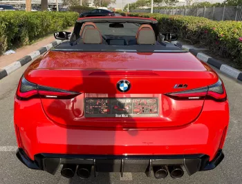 BMW  M4 Competition XDrive Convertible 2021 Model Year Red Color