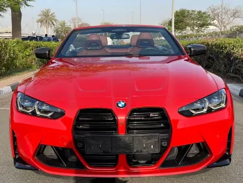 BMW  M4 Competition XDrive Convertible 2021 Model Year Red Color
