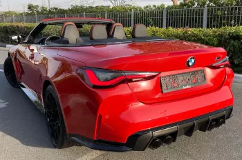 BMW  M4 Competition XDrive Convertible 2021 Model Year Red Color