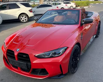 BMW  M4 Competition XDrive Convertible 2021 Model Year Red Color