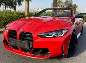 BMW  M4 Competition XDrive Convertible 2021 Model Year Red Color