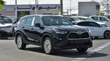 Toyota Highlander Limited 2.5L Petrol 2025 Model Year Black Color 