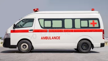 TOYOTA HIACE HR AMBULANCE 2025 MODEL YEAR WHITE COLOR