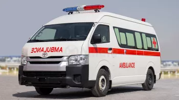 TOYOTA HIACE HR AMBULANCE 2025 MODEL YEAR WHITE COLOR