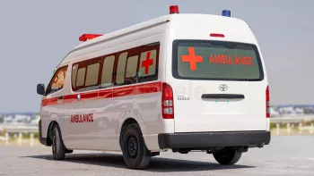TOYOTA HIACE HR AMBULANCE 2025 MODEL YEAR WHITE COLOR