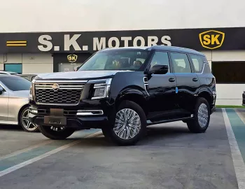 Nissan Patrol SE Platinum 3.8L Petrol Full Option 2025 Model Year Black Color 