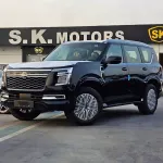 Nissan Patrol SE Platinum 3.8L Petrol Full Option 2025 Model Year Black Color  - Thumbnail 1