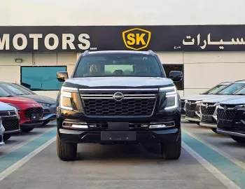 Nissan Patrol SE Platinum 3.8L Petrol Full Option 2025 Model Year Black Color 