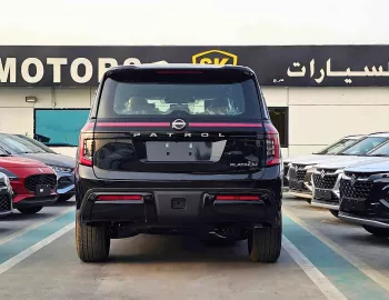 Nissan Patrol SE Platinum 3.8L Petrol Full Option 2025 Model Year Black Color 