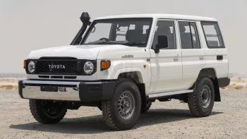 TOYOTA LAND CRUISER 76 2025 MODEL YEAR WHITE COLOR 