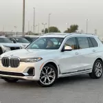 BMW X7 Xdrive 40i 3.0L V6 Petrol 2021 Model Year White Color Exterior - Thumbnail 1