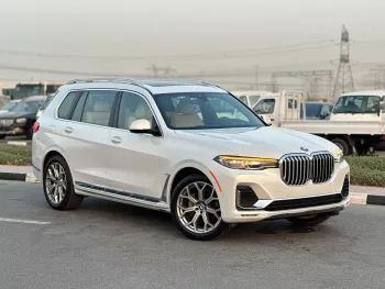 BMW X7 Xdrive 40i 3.0L V6 Petrol 2021 Model Year White Color Exterior