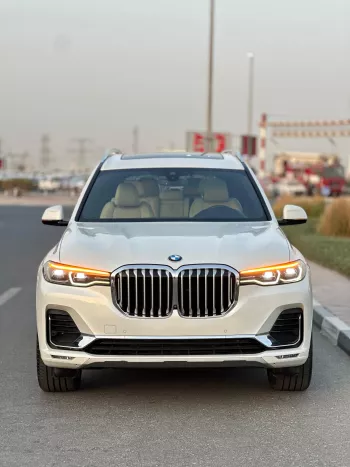 BMW X7 Xdrive 40i 3.0L V6 Petrol 2021 Model Year White Color Exterior