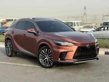 Lexus RX350 Premium 2.4L Petrol V4 2023 Model Year Bronze Color Exterior