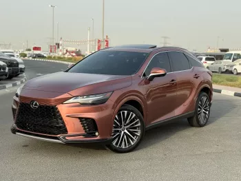 Lexus RX350 Premium 2.4L Petrol V4 2023 Model Year Bronze Color Exterior