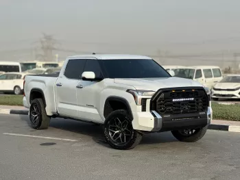 Toyota Tundra Limited Crewmax Full Option V6 2023 Model Year White Color