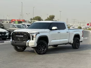 Toyota Tundra Limited Crewmax Full Option V6 2023 Model Year White Color