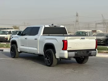Toyota Tundra Limited Crewmax Full Option V6 2023 Model Year White Color