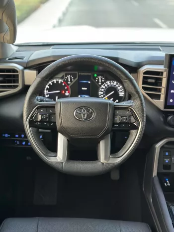 Toyota Tundra Limited Crewmax Full Option V6 2023 Model Year White Color