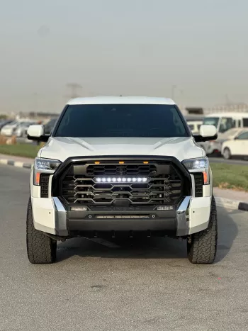 Toyota Tundra Limited Crewmax Full Option V6 2023 Model Year White Color