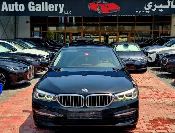 BMW 520i 2.0-liter TwinPower Turbo inline-4 2020 Model Year Black Color Exterior 