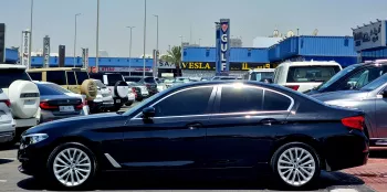 BMW 520i 2.0-liter TwinPower Turbo inline-4 2020 Model Year Black Color Exterior 