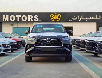 Toyota Highlander Limited 2.5L Hybrid 2025 Model Year Black Color