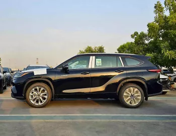 Toyota Highlander Limited 2.5L Hybrid 2025 Model Year Black Color
