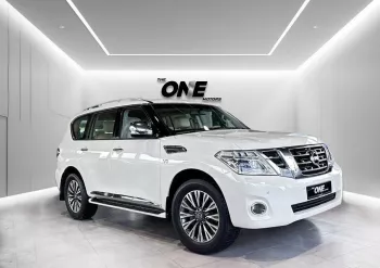 Nissan Patrol Platinum 5.6L Petrol V8 2016 Model Year White Color Exterior 