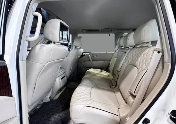 Nissan Patrol Platinum 5.6L Petrol V8 2016 Model Year White Color Exterior 