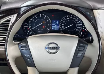 Nissan Patrol Platinum 5.6L Petrol V8 2016 Model Year White Color Exterior 