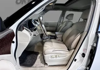Nissan Patrol Platinum 5.6L Petrol V8 2016 Model Year White Color Exterior 