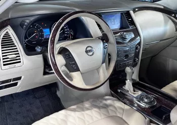 Nissan Patrol Platinum 5.6L Petrol V8 2016 Model Year White Color Exterior 