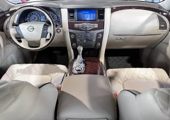 Nissan Patrol Platinum 5.6L Petrol V8 2016 Model Year White Color Exterior 