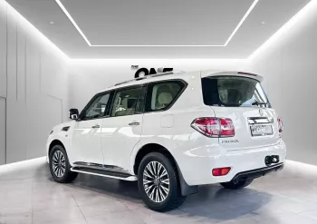 Nissan Patrol Platinum 5.6L Petrol V8 2016 Model Year White Color Exterior 