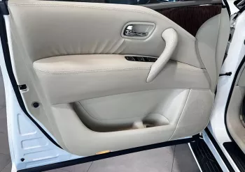 Nissan Patrol Platinum 5.6L Petrol V8 2016 Model Year White Color Exterior 