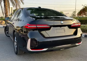 BMW 530i 2.0L Petrol RWD 2025 Model Year Black Color Exterior 