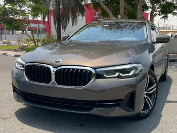 BMW 520i 2.0L Petrol RWD 2021 Model Year Grey Color Exterior