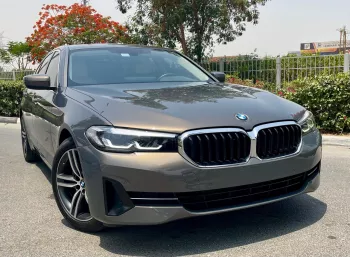 BMW 520i 2.0L Petrol RWD 2021 Model Year Grey Color Exterior